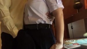Milf Teacher & Student’s Discreet Library Encounter
