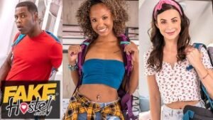 Romy Indy, Jenny Doll and Darrell Deep Enjoy Sexy Hardcore Threesome
