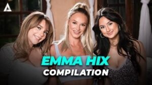 Emma Hix Threesome with Roommates Eliza Ibarra and Gabbie Carter