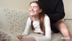 Schoolgirl in Tight Skirt Gets First Sex Lesson from Her Tutor