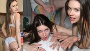 College Girl Princess Alice Indulges in Delicious Food and Big Cock